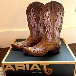 Ariat Mirabelle Boots 6.5 Tumbled Tawny